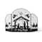 Glitzhome® 48" Christmas Metal Mesh Silhouette Nativity Scene Screen